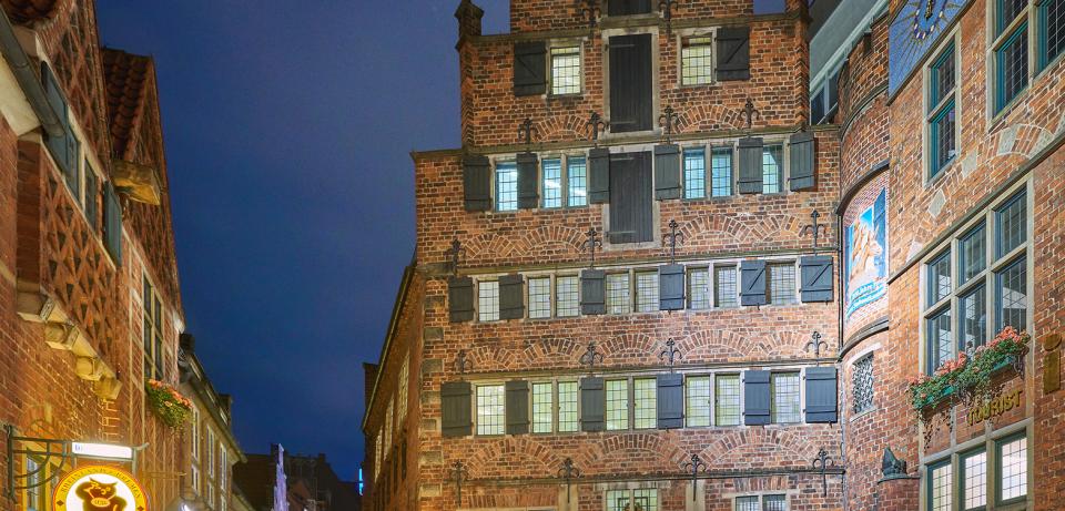 Das Ludwig Roselius Museum bei Nacht Das Ludwig Roselius Museum bei Nacht | Foto: Martin Luther